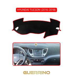 HYUNDAİ TUCSON 2016-2018TORPİDO KORUMA HALISI KIRMIZI KENAR