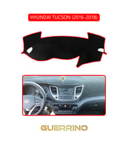 HYUNDAİ TUCSON 2016-2018TORPİDO KORUMA HALISI KIRMIZI KENAR