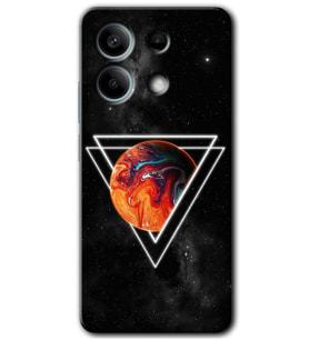 Redmi Note 13 Kılıf HD Desen Baskılı Kılıf - Kızıl Gezegen