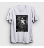 Presmono Unisex Beyaz Hikaru Nakamura Büyükusta Satranç T-Shirt 423543tt (Beyaz)