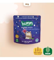 Nessiworld  Humm Organik Pancarlı ve Tam Tahıllı Puflar 30 Gr