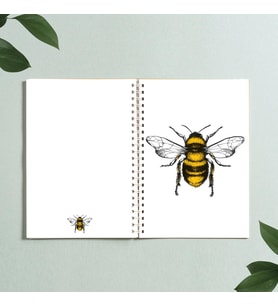 Arı Defter Tasarım Spiralli A5 96 Yaprak Çizgisiz Defter PYTKDT283