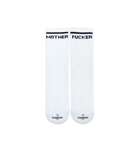 Mother F.cker Desenli Spor Çorap 