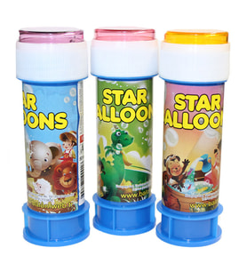 Köpüklü Üflemeli Baloncuk Star Alloons (8 Adet)