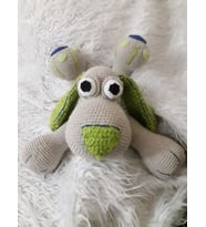 Paspas Köpek Amigurumi Organik Oyuncak
