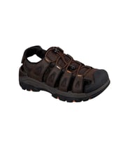 Skechers Tresmen Outseen Erkek Sandalet 204111 - KAHVERENGİ