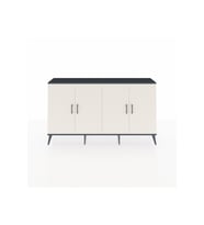 Arges Konsol 6 Raflı 4 Kapaklı 176x30x99 Antrasit-Aytaşı