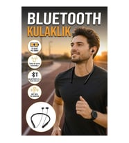 Polygold PG-100 Bluetooth 5.0 Kablosuz Boyun Bantlı Kulaklık Type-C Şarjlı Stereo Ses