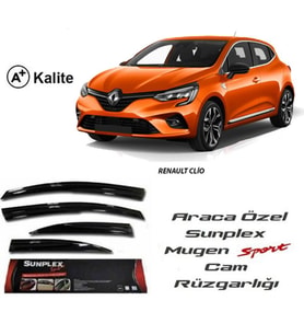 Renault Clio 5 Cam Rüzgarlığı Mugen Tip Sunplex