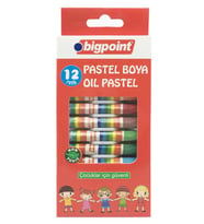 Bigpoint 12li Yağlı Pastel Boya Seti