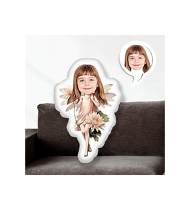 Kişiye Özel Fotoğraflı Sevimli Peri Yastık 115381 50 cm