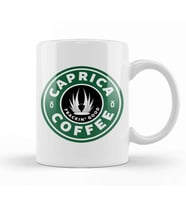 Caprica Coffee Frackin Good Battlestar Galactica Kupa Bardak Porselen