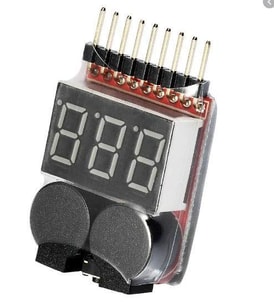 1-8S Lipo Pil Batarya Voltaj Ölçüm Cihazı