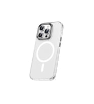 Apple iPhone 15 Pro Uyumlu Kılıf Airbagli M-safe Wireless Şarj Özellikli Lens Koruyuculu Zore Klaptika Kapak