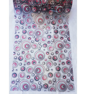 ŞEFFAF DESENLİ 80cm x 200cm MASA ÖRTÜSÜ 1.7mm KALIN PVC KAYMAZ MASA ÖRTÜSÜ (Çok Renkli)