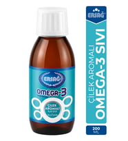 ERSAĞ Omega-3 Sıvı Çilek Aromalı Takviye Edici Gıda 100 ML
