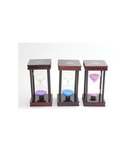 Kişiye Özel Ahşap Kumsaati 10 Dk - 16x8cm