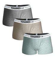 Yohannes Club, Erkek Çocuk, Pamuklu Boxer, 3'lü ve 4'lü paket seçenekli, çok renkli (Model 3)