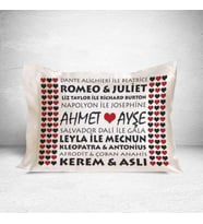 Kişiye Özel Kişiye Özel Efsane Aşıklar Yastık