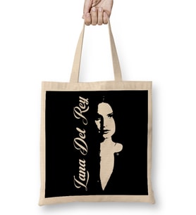 Lana Del Rey White Design Bez Çanta Uzun Saplı