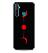 Realme 5i 5 Pro 6i 7 Pro 8 Kılıf Desemli Silikon Red Moon 1710