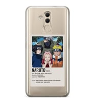 Huawei Mate 20 Lite Uyumlu Naruto Anime Desenli Şeffaf Telefon Kılıfı