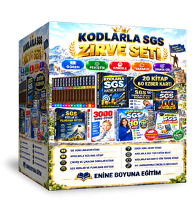 SGS ZİRVE SETİ – KODLARLA SGS SINAVA HAZIRLIK SETİ (20 Kitap + Laminasyonlu Ezber Kartları)