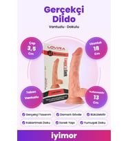 18 Cm Realistik Dokulu Vantuzlu Dildo Penis Ten Rengi – iyimor