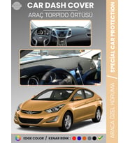 HYUNDAİ ELANTRA (2011-2017) Torpido Örtüsü Ön Göğüs Araca Özel UV Koruma Kaymaz Kolay Montaj