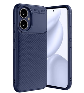 Newface Honor 400 Kılıf Auto Focus Karbon Kapak - Lacivert