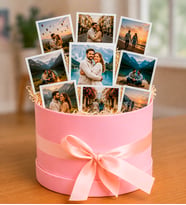 Kişiye Özel 8 Fotoğraflı Fotoğraf Buketi