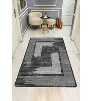 Modern Dijital Baskı Kaymaz Taban Halı H1140