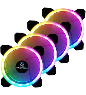 DUALRING 4x120mm Sese Duyarlı A-RGB Kasa Fanı
