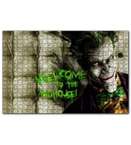 Cakapuzzle Joker Welcome to the Madhouse Palyaço  Puzzle Yapboz MDF (Ahşap) (120 Parça)