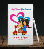 Sevgililer Gününe Özel Defter Kalem Seti 15