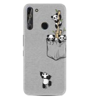 Casper Via X20 Kılıf Silikon Desen Pandalar 1798
