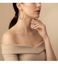 STİL İNCİSİ/XUPING JEWELRY HALKA BÜYÜK KÜPE
