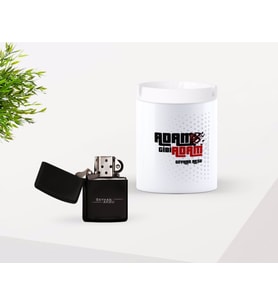 BK Gift Kişiye Özel Babalar Günü Hediyesi Adam Gibi Adam Tasarımlı Seramik Kül Tablası ve Benzinli Çakmak Seti-1 (Model 1)