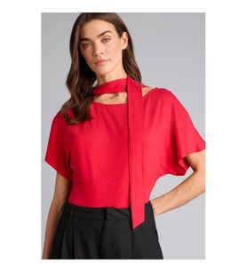 Defacto 26Y801003460 Kırmızı Kadın T-Shirt H4063AX/RD286
