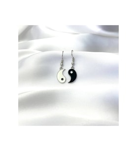 Yin Yang Sallanan Küpe