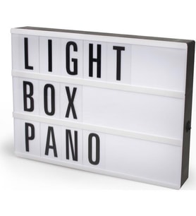 Işıklı Harfli Dekoratif Led Pano Lightbox (Beyaz)