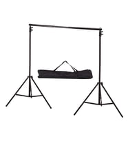 Ayex Taşınabilir Fon Askı Sistemi 210cm x 300cm (Siyah)
