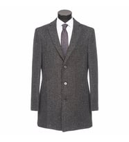 White Stone Slim Fit Kaşmiş Kaban İndigo