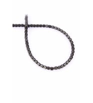 Hematit Doğal Taş Parlak Füme 4x4mm Dizi