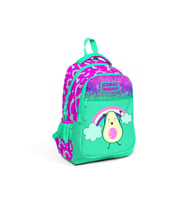 Coral High Kids Su Yeşili Pembe Üç Bölmeli Okul Çantası 23491