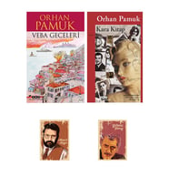 Orhan Pamuk Romanları - Kara Kitap 9789750826139 - Veba Geceleri 9789750849282 - defterli seti (Renksiz)