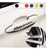 Albea için Kapı Kolu ve Jant Sticker yazı 115