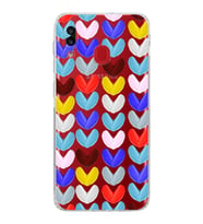 PrintiFy Samsung Galaxy A30 ile Uyumlu Water Color 1  Kamera Korumalı Şeffaf  Kılıf