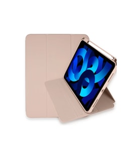 Apple İpad Pro 11 (2021) Kılıf Ling 360 Kalemlikli Tablet Kılıf - Rose Gold