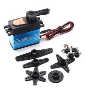 Qy3235mg 35kg Servo Motor 180 Derece Gxservo 25T Metal Dişli Yüksek Tork Su Geçirmez Çift Rulman